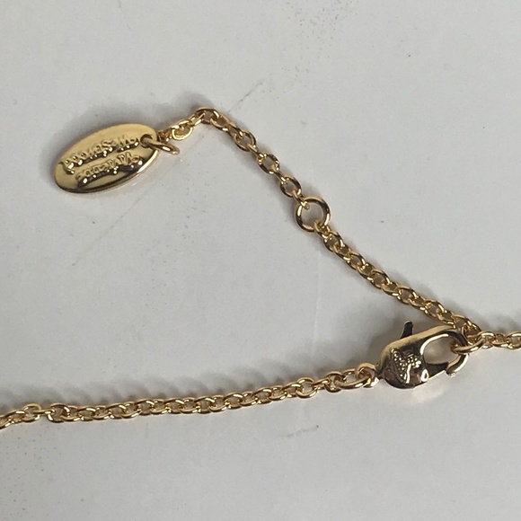 Vivienne Westwood White Enamel Heart Orb Necklace - Picture 3 of 7